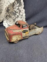 Vintage Rare Wyandotte Pressed Metal Wheeled Toy Truck For Parts Or Rest... - £58.37 GBP