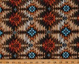 Cotton Southwestern Tucson Tribal Cotton Fabric Print by the Yard D462.58 - £10.38 GBP