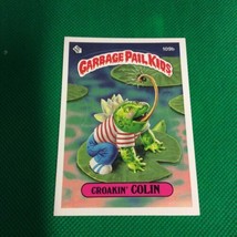 1986 Garbage Pail Kids 109b CROAKIN COLIN Original 3rd Series 3 GPK NM M... - £6.23 GBP