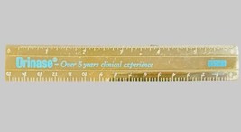 Drug Rep Promotional Orinase Metal Ruler.  Clean And Intact.  See Photos - £9.50 GBP