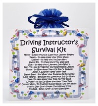 Driving Instructor&#39;s Survival Kit - Fun Novelty Gift &amp; Card Alternative / Presen - £6.46 GBP