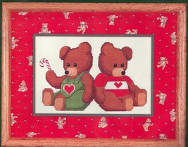 Dale Burdett Christmas Cross Stitch Kit Two Teddies Bears CCK202 1985 - £15.50 GBP