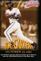 1997 Fleer Million Dollar Moments Joe Carter 20 Blue Jays - £0.78 GBP
