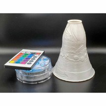 3D Printed Lithophane Holy Jesus 4.5&quot; Bell Lamp Multicolor LED Lantern L... - $57.23