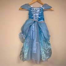 Disney Cinderella Halloween Costume Girl 2/3 Blue Glitter Princess Play ... - £11.07 GBP