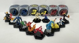 Lot Of 12 Playmates Toys Marvel Heroes Battle Dice Game Mini Figures + 6 Dice - £15.52 GBP
