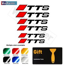 6 Pcs Top Vinyl Decal High Temperature Car ke Caliper Stickers For  A3 S3 A4 S4  - £47.38 GBP