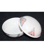 Mikasa Intaglio Santa Fe 3&quot; Small Round Covered Trinket Box ~ Ex Cond No... - $9.99
