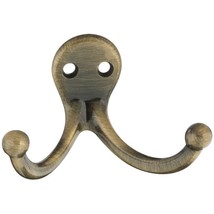 Gatehouse  2-Pack Antique Brass Decorative Wall Hook - $6.88