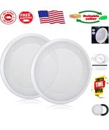 Elegant 8-Inch White Speaker Grill Covers for Ceiling and Wall Installat... - $609.10 MXN