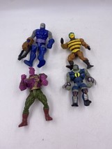 Lot of 4 Vintage Action Figures MOTU Buzz-Off, Total Justice Despero, Da... - £17.41 GBP