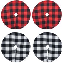 4 Pieces Christmas Tree Skirt Decoration 15" Mini Xmas Tree Skirt Set - $14.36 4 Pieces Christmas Tree Skirt Decoration 15" Mini Xmas Tree Skirt Set - $14.36