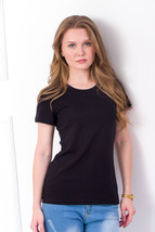 T-Shirt (women’s), Summer,  Nosi svoe 8188-001 (chornyj) - $13.09+