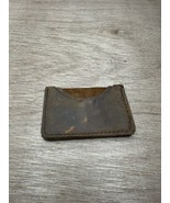 Will Leather Goods Wallet Mens Brown Card Holder - $27.08 CAD
