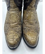 Vintage Tony Lama Python Snake Multi Pattern Cowboy Boots Size 8.5 D Wes... - €170,10 EUR