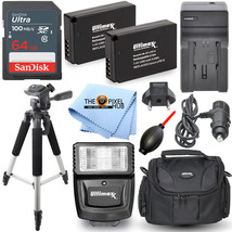 Mega Accessory Bundle Kit For Canon Sx70 Eos M50 M50 Ii Sl1 M100 M200 - £80.17 GBP