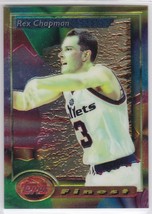 M) 1993- 94 NBA Topps Finest Basketball Trading Card Rex Chapman #158 - £1.54 GBP