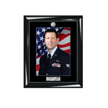 Personalized Picture Frame Retirement Military Gift 8x10 Photo Plaque Engraved - £88.67 GBP