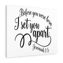  Before You Were Born Jeremiah 1:5 Bible Verse Canvas Christian  - £59.76 GBP+