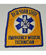 New York State Emergency Medical Technician EMT Sew-on Patch W/PIN see p... - £5.32 GBP