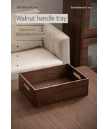 Black walnut solid wood light luxury household thickened buckle hand tray - $147.90 CAD+