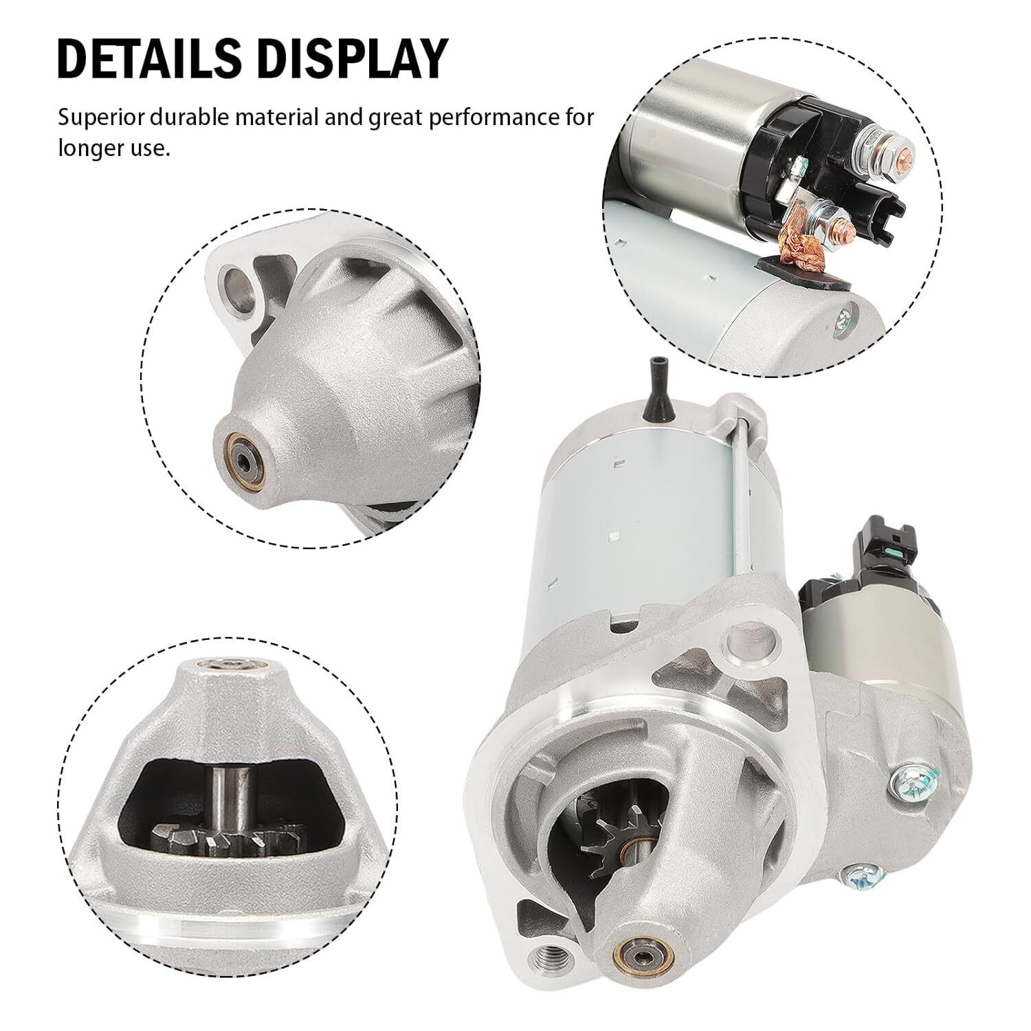 17841 Starter Motor Compatible with 2003-2008 Corolla Matrix Vibe 1.8L L4 Engine Item image 3