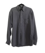 TED BAKER Mens Shirt Gray Long Sleeve Button Up Polynosic Fabric Sz 3  -... - $14.39