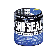SNO SEAL WATERPROOFING ORIGINAL LEATHER PROTECTOR 7 oz ALL SEASON BEESWAX - £12.52 GBP