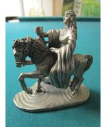 King Arthur and Myth and Crystal Chess PCS Craft Pewter Swarvoski Crysta... - $30.37