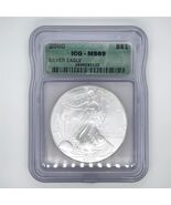 2000 S$1 1 Oz. 999 Argento Aquila Americana ICG MS69 - $196.89