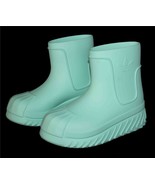 adidas ADIFOM Mint Green Chunky Platform Rubber Ankle Rain Boots Wm&#39;s 7.... - $99.82 CAD