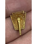 Vintage Gold Filled NATIONAL HONOR SOCIETY Member Award LAPEL PIN 1/20 GF - $44.99