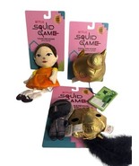 Squid Game Young Hee Kicker &amp; 2PK Front Man/VIP Mask Cat Toy Brand New - $31.82 CAD