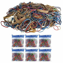 3 Pounds Multicolor Rubber Bands Assorted Sizes Home School Office Craft... - £39.95 GBP