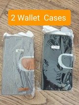 For Samsung Galaxy S6 Edge Bundle 2 Wallet Cover Cases (1Black,1Grey) - £6.07 GBP