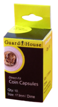 Guardhouse Dime 18mm Direct Fit Coin Capsules, 10 pack - £7.86 GBP