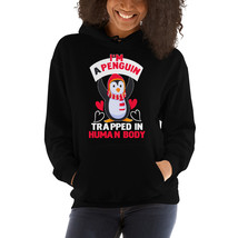 i&#39;m a penguin trapped in human body hoodie - £32.47 GBP