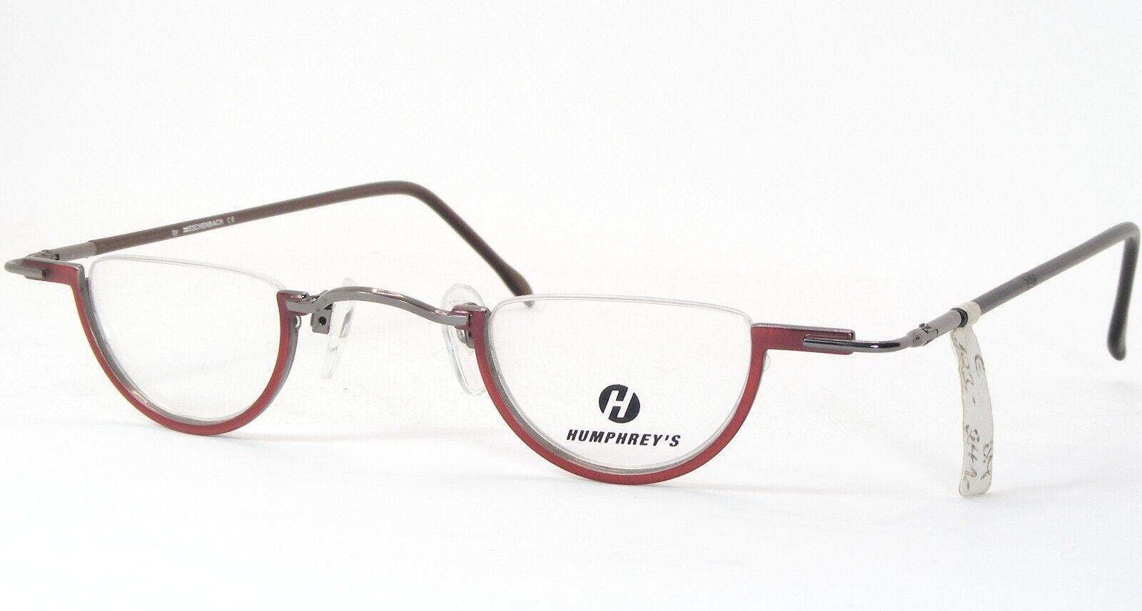 Humphrey&#39;s Par Eschenbach 2433 50 Bordeaux/Gunmetal Rare Lunettes 34-30-... - $95.24