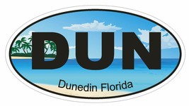 Dunedin Florida Oval Bumper Sticker or Helmet Sticker D1198 - £1.10 GBP+