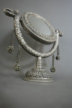 Antique German Silver Elephant Ornament handcraft intricate carved Vanit... - €214,99 EUR