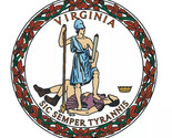 Virginia State Seal Sticker Decal R11 - $1.95+