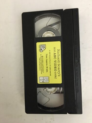 Richard Scarry's Best ABC Video Mai Vhs Film Nastro VCR Richard Scarry 1989 RARO Item image 9
