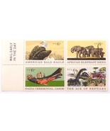 United States Stamps Block of 4  US #1387-90 1970 Natural History - $2.99