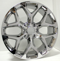 Chrome 22&quot; Snowflake Wheels Rims For 2000-2023 GMC Sierra Yukon Denali C... - $1,236.51