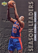1993 Detroit Pistons Legend Dennis Rodman Leaders Upper Deck Card#167 Yes Buy .. - £3.05 GBP