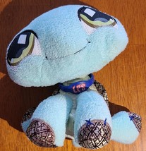 LITTLEST PET SHOP VIP - 8&quot; TURTLE - 2007 Plush Stuffed Animal w/ COLLAR - £8.65 GBP