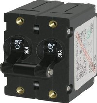 Blue Sea Systems A-Series Toggle Double Pole Circuit Breakers - £33.61 GBP
