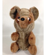 Vintage Denville Creations Teddy Bear Brown Plush Stuffed Animal Korea 10&quot; - $80.94 CAD