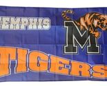 Memphis Tigers Polyester Flag 3X5ft Banner Polyester with 2 Brass Grommets - $18.99