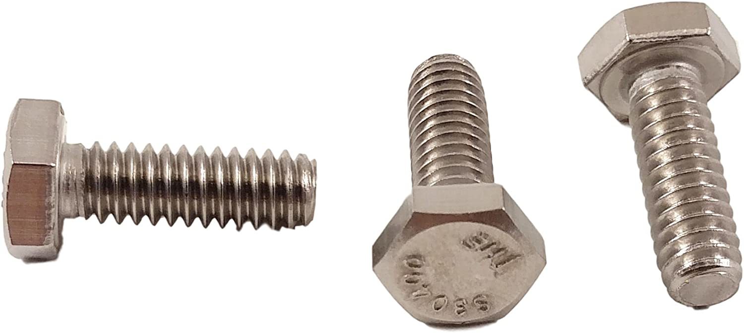 Hex Head Bolts Made Of 304 Stainless Steel That Measure 1/4-20 By 3/4&quot; A... - $30.93